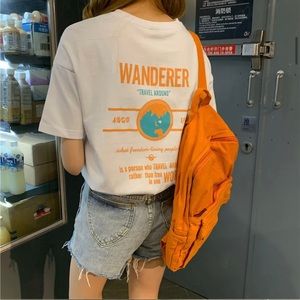 Wanderer White Comfy T-shirt